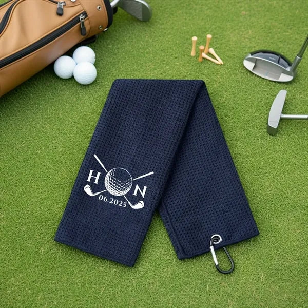 Golf Towel Custom Name Gift For Men
