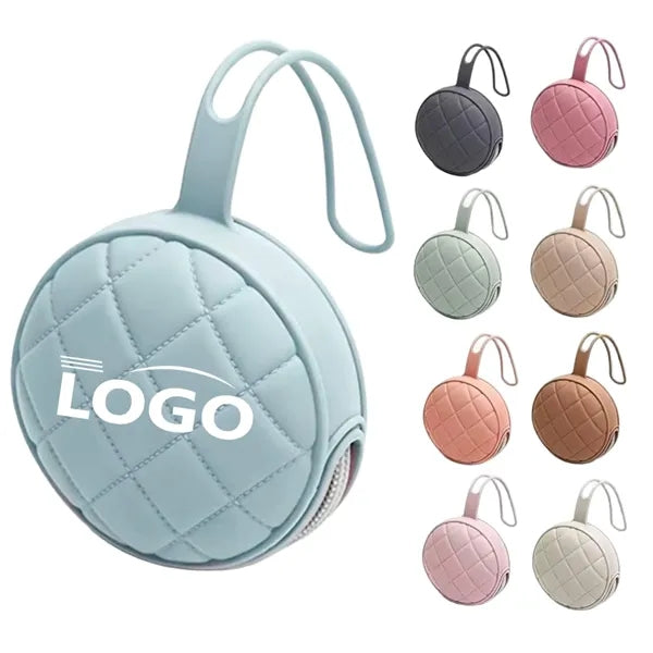 Logo Multi-Color Portable Silicone Storage Pouch