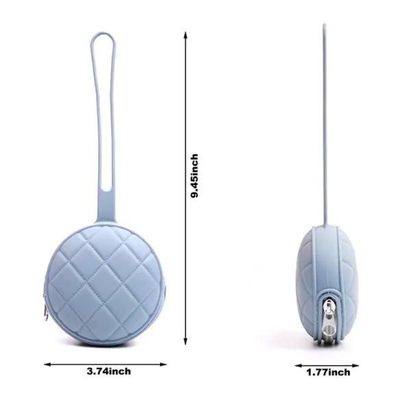 Logo Multi-Color Portable Silicone Storage Pouch