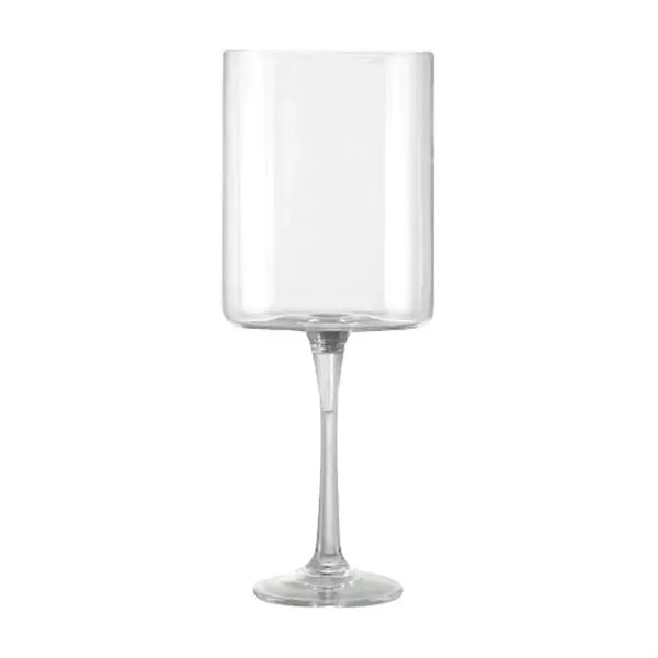 Clear Wine Glass on Long Stem