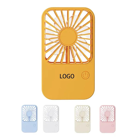 Handheld Mini Fan 3 Speeds Ultra Slim Built In Stand