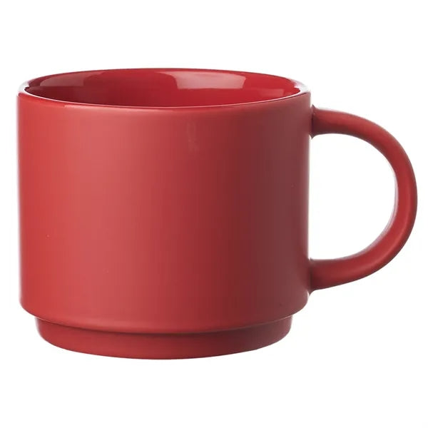 15 oz Stackable Ceramic Mugs