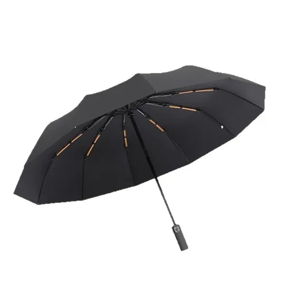 3-Fold UV 8-Rib Automatic Sun & Rain Umbrella