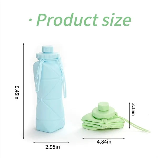27oz Portable Collapsible Silicone Bottle