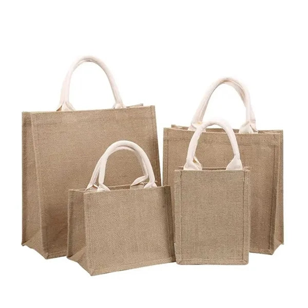 Linen Tote Bags with Edge-to-Edge Printing p