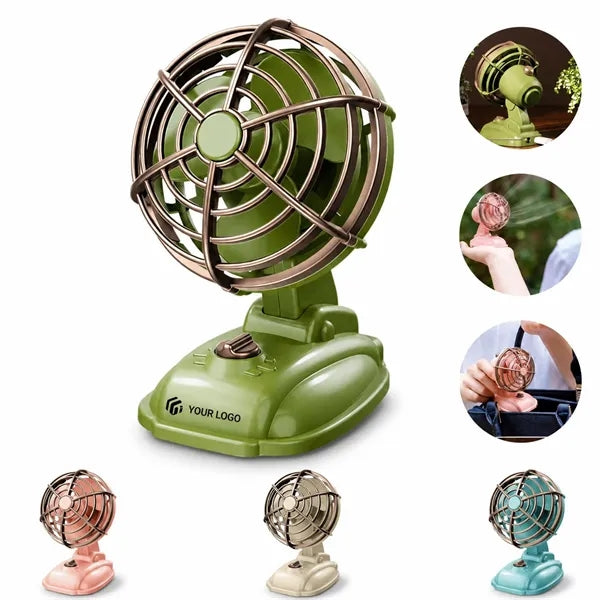 Multifunctional travel home quiet cooling mini desk fan