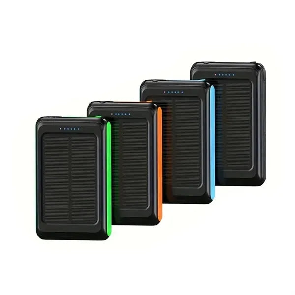 5000mAh Magnetic Solar Wireless Power Bank with Flashlight