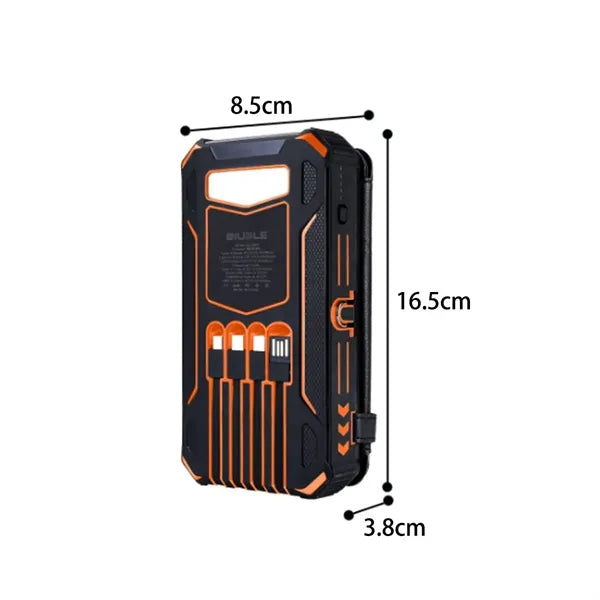 20000mAh Solar Power Bank with Wireless & LED Light