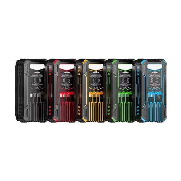 20000mAh Solar Power Bank with Wireless & LED Light