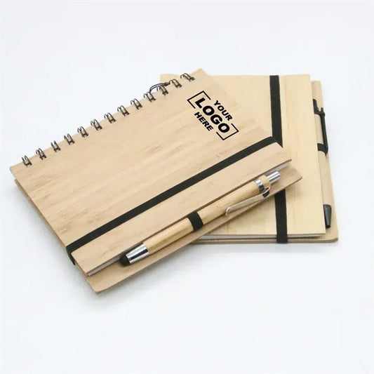 Bamboo Notebook With Pen