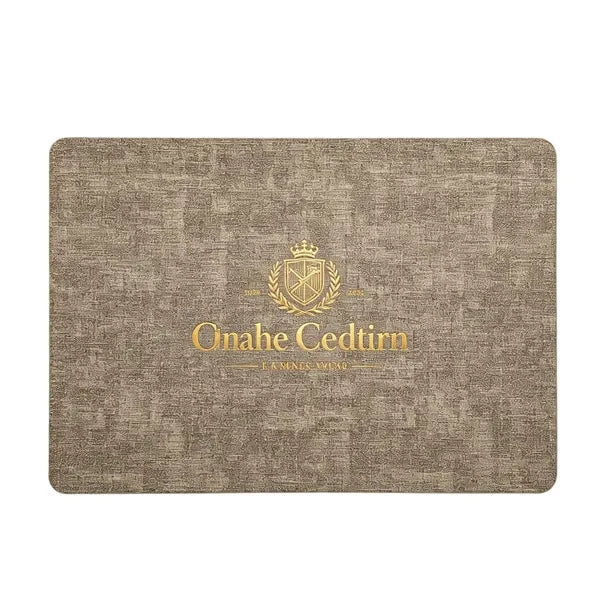 Double Sided PU Placemat, Waterproof Heat Resistant