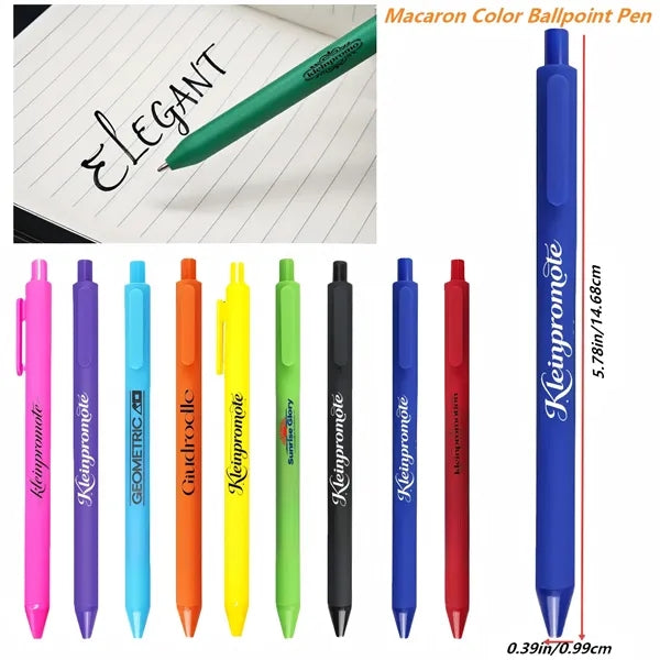 Logo Plastic Click Ballpoint Pen Gift