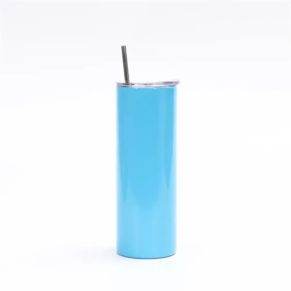 20 oz Straight Stainless Steel Insulated Travel Tumbler