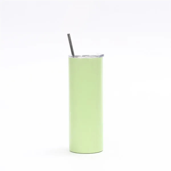 20 oz Straight Stainless Steel Insulated Travel Tumbler