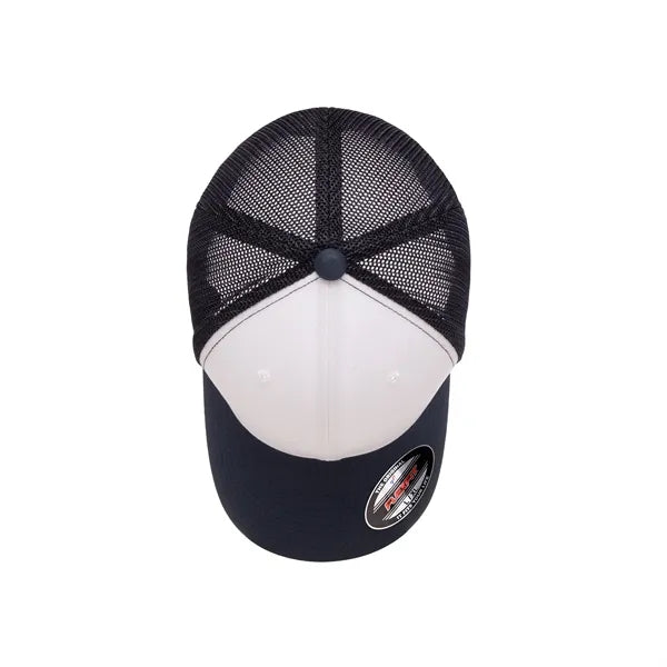 Flexfit Trucker Mesh White Front Fitted Cap