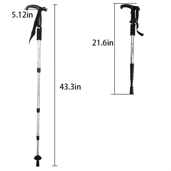 Telescopic Hiking Walking Stick