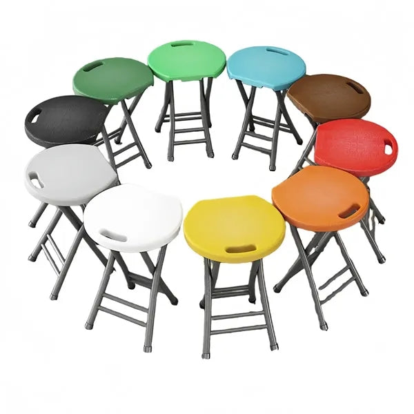 Portable Folding Round Stool for Home & Outdoor