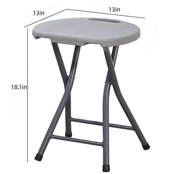 Portable Folding Round Stool for Home & Outdoor