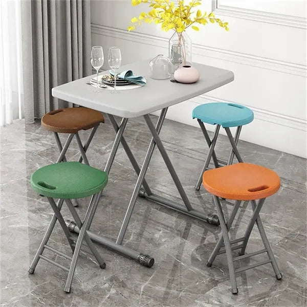 Portable Folding Round Stool for Home & Outdoor