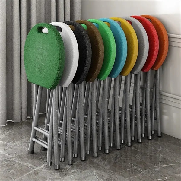 Portable Folding Round Stool for Home & Outdoor