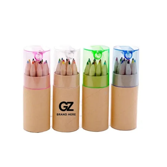 Portable 12-Color Colored Pencil Set