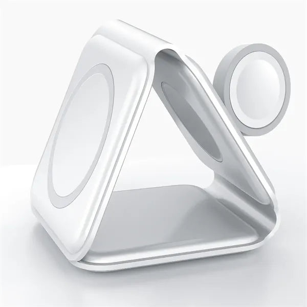 Magnetic Three-In-One Foldable Wireless Charging Station