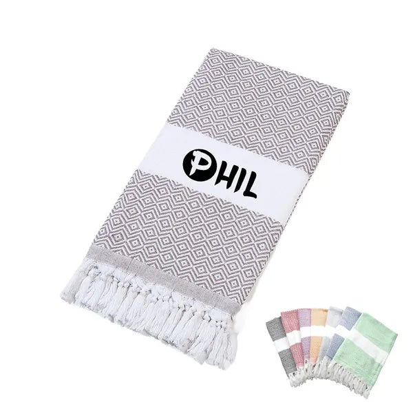 Jacquard Quick-Dry Beach Towel