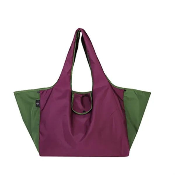 2 Tone Lightweight Portable Folding Ripstop Tote