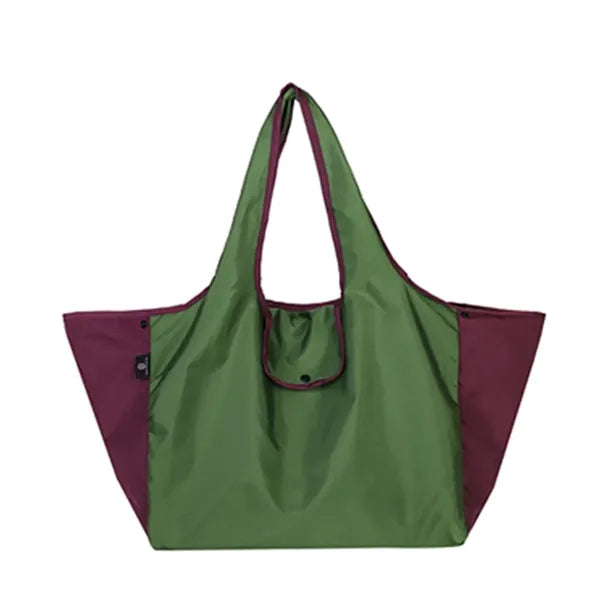 2 Tone Lightweight Portable Folding Ripstop Tote