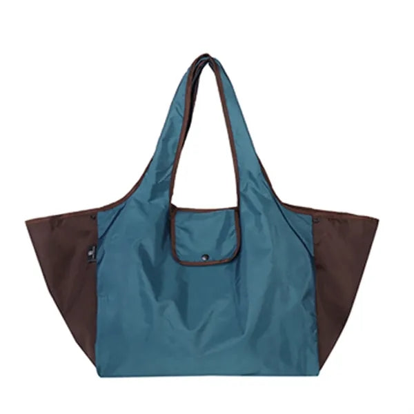 2 Tone Lightweight Portable Folding Ripstop Tote