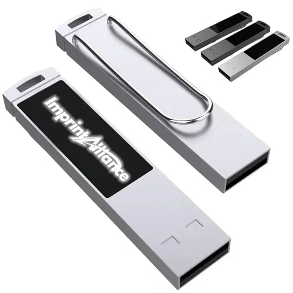 4-in-1 LED Glowing Bookmark Flash Drive