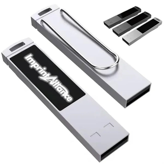 4-in-1 LED Glowing Bookmark Flash Drive