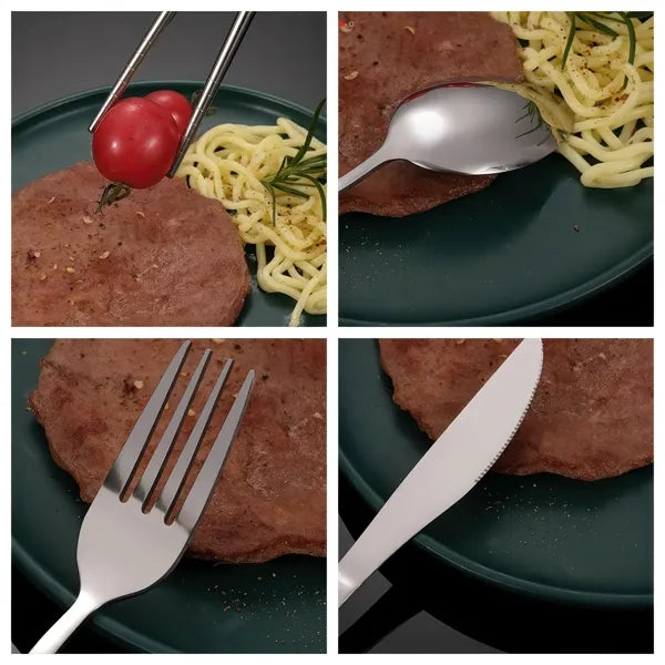 Outdoor Portable Stainless Steel Cutlery Set