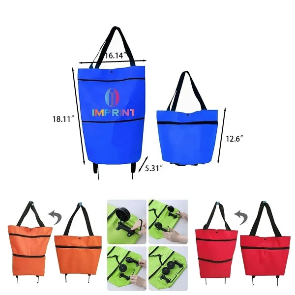 Portable Foldable Shopping Cart Bag