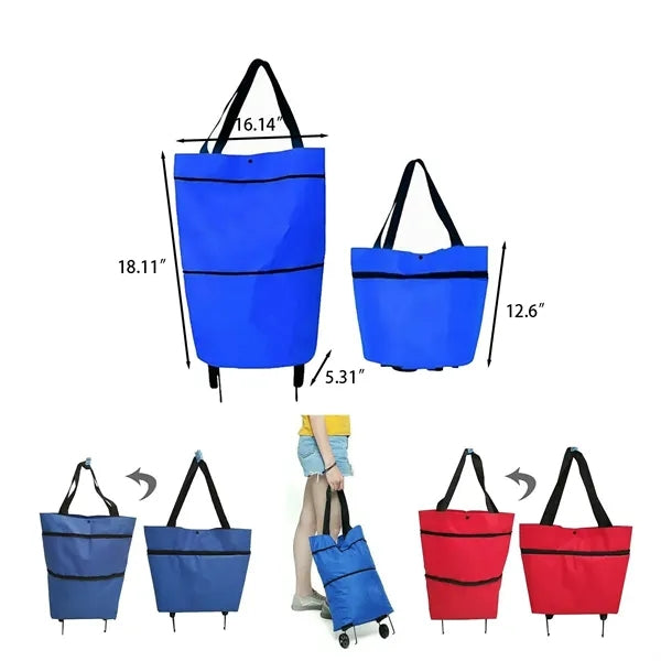 Portable Foldable Shopping Cart Bag