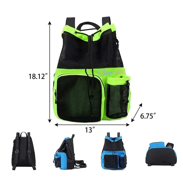 Ventilated Mesh Sports Backpack