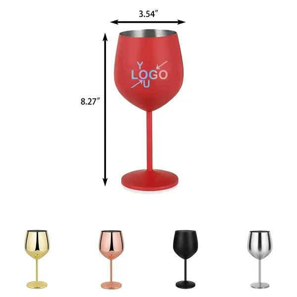 Premium Stainless Steel Wine Goblet