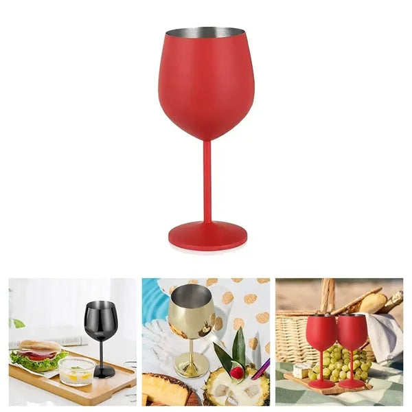 Premium Stainless Steel Wine Goblet