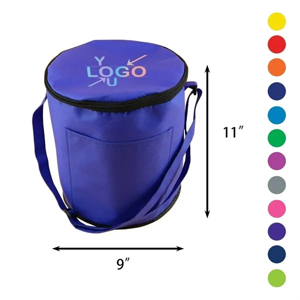 Circular Insulated Tote Bag