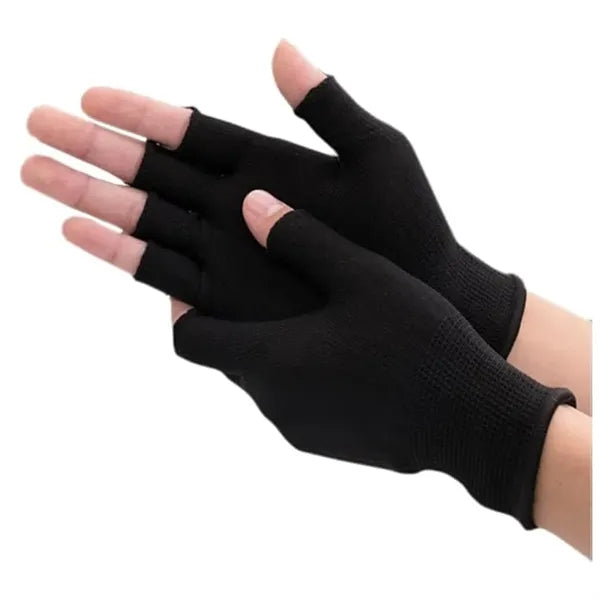 Knitted Half-Finger Winter Gloves