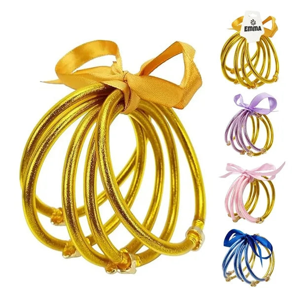 Sparkling Silicone Glitter Bracelet