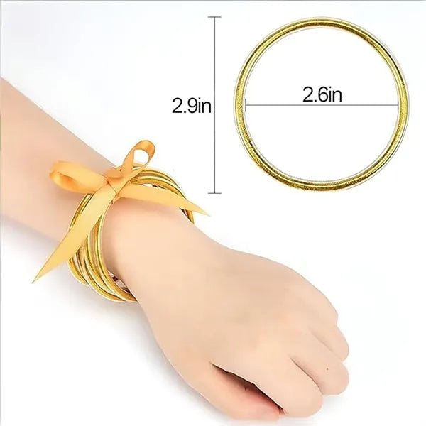 Sparkling Silicone Glitter Bracelet