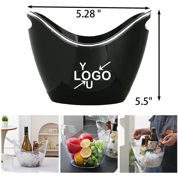 Elegant Acrylic Beverage Cooler