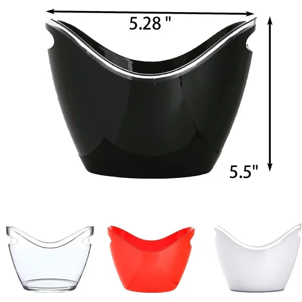 Elegant Acrylic Beverage Cooler