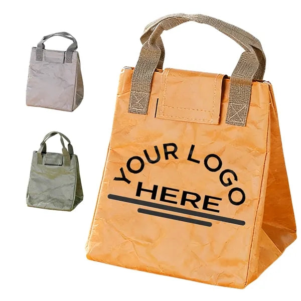 Tyvek Paper Insulated Lunch Bag