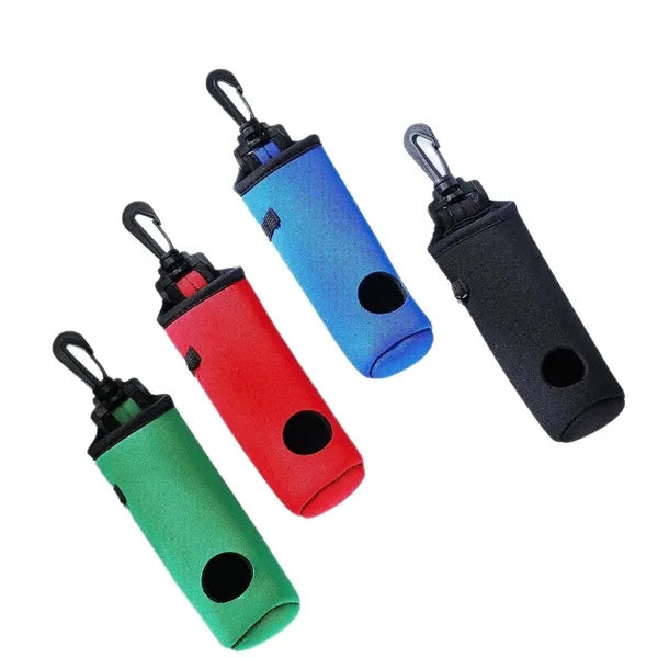 Neoprene golf bags with carabiners