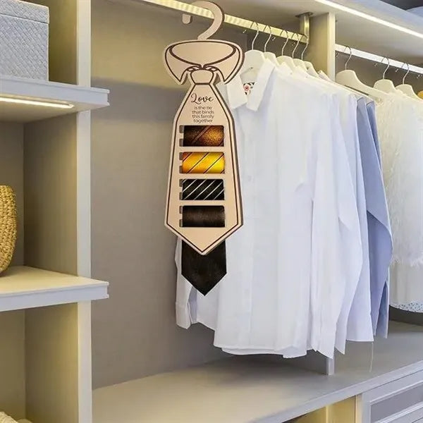Wooden Ties Belts Scarves Organizer Hanger Necktie Rack