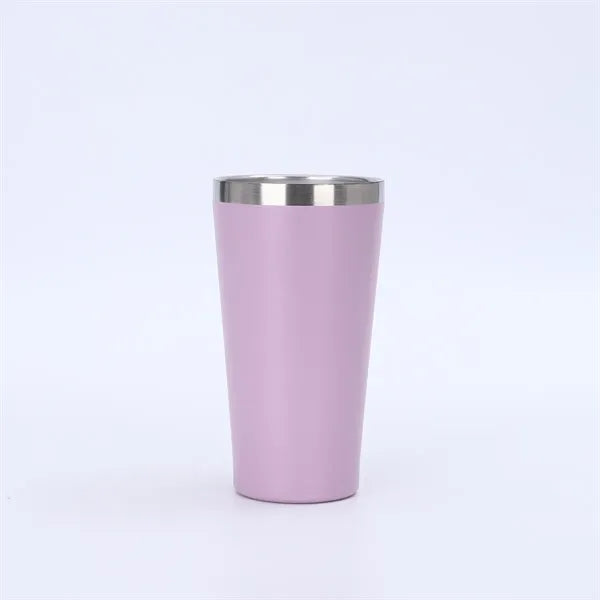 16 oz. Tapered Stainless Steel Insulated Travel Tumbler