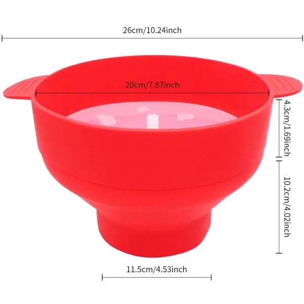 Silicone Popcorn Bowl
