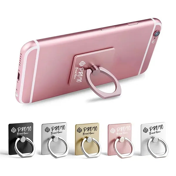 Phone Ring Holder W/ Metal Finger Grip